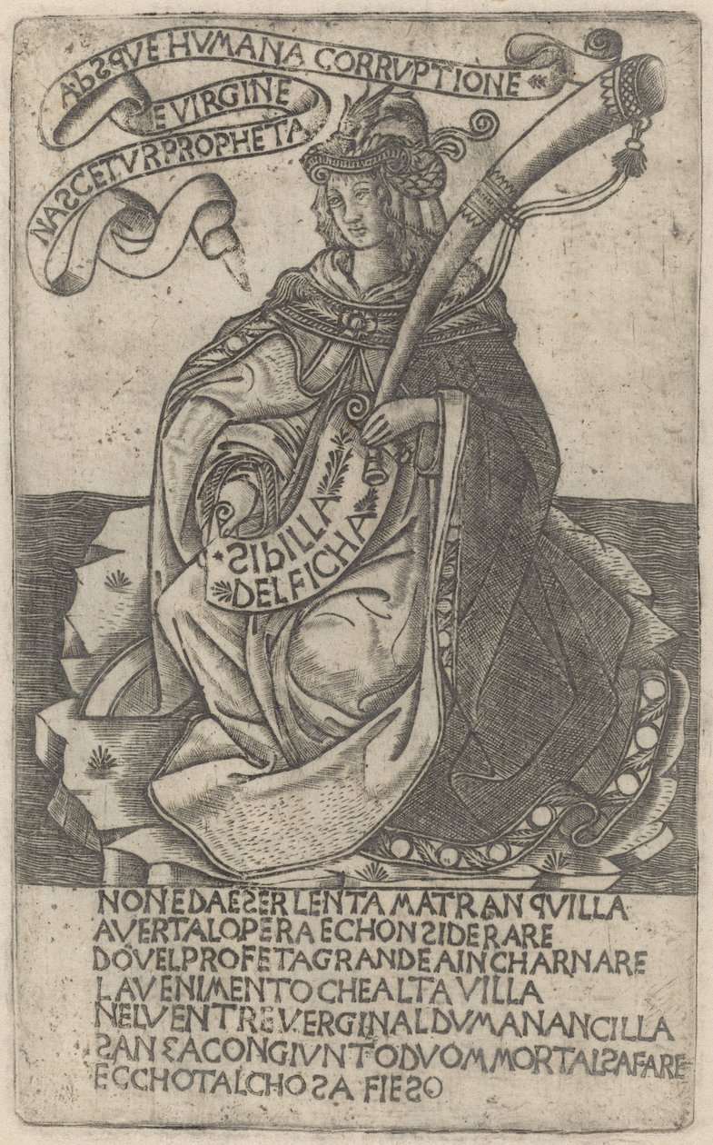 Delphian Sybilla autorstwa after Baccio Baldini