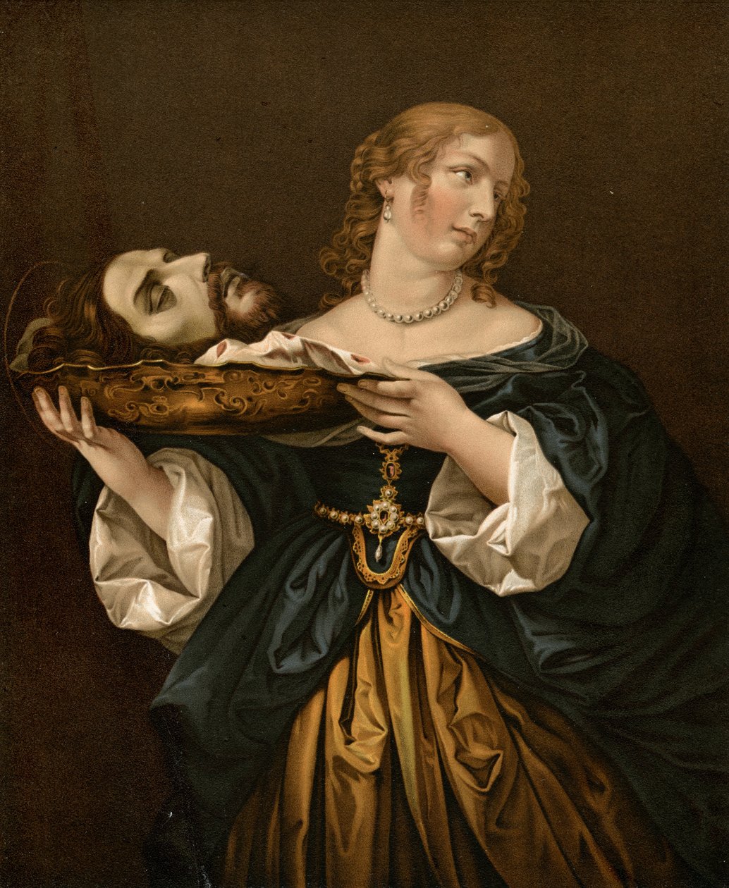 Herodiada z głową Jana Chrzciciela autorstwa after Carlo Dolci