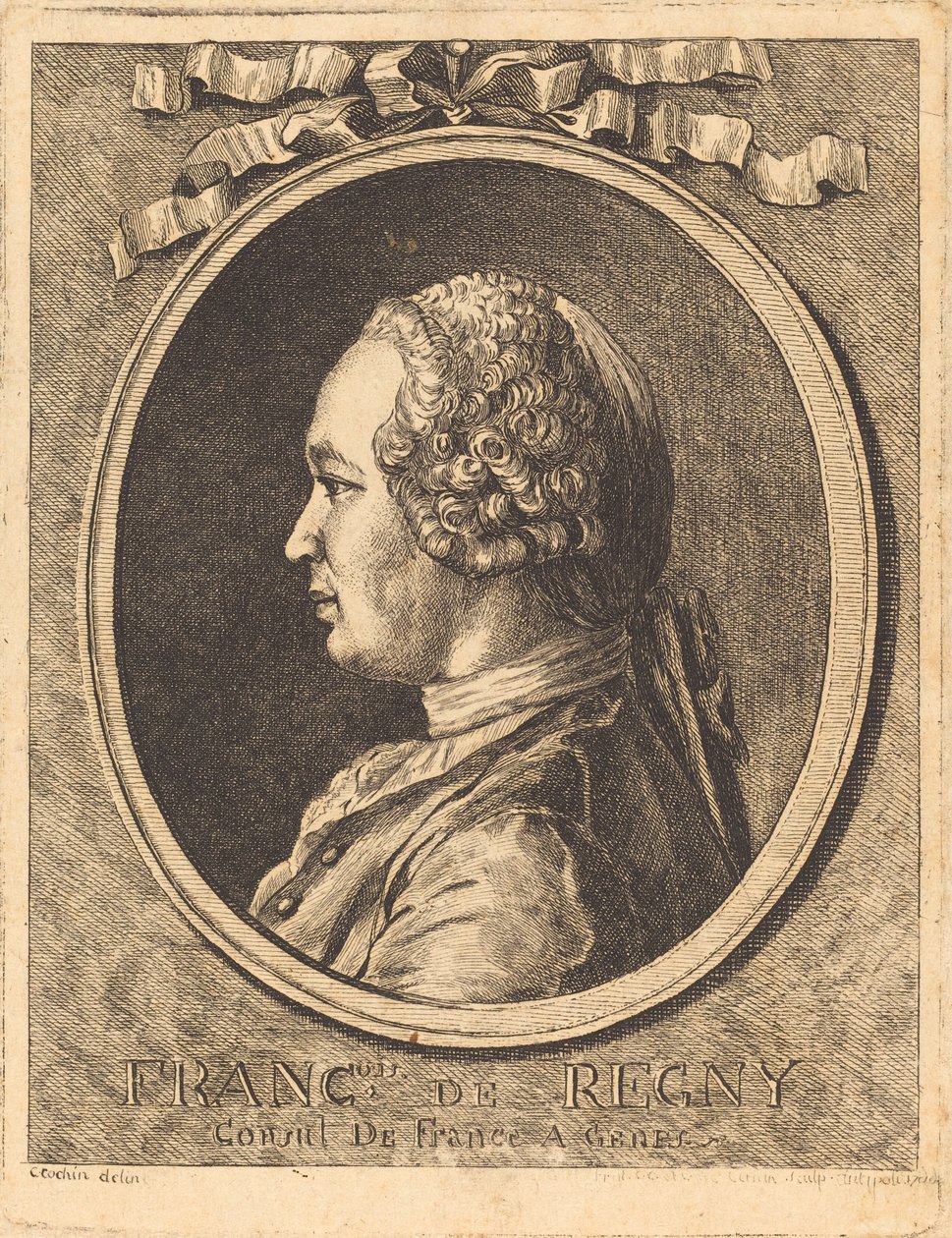 Francois de Regny autorstwa after Charles Nicolas Cochin II