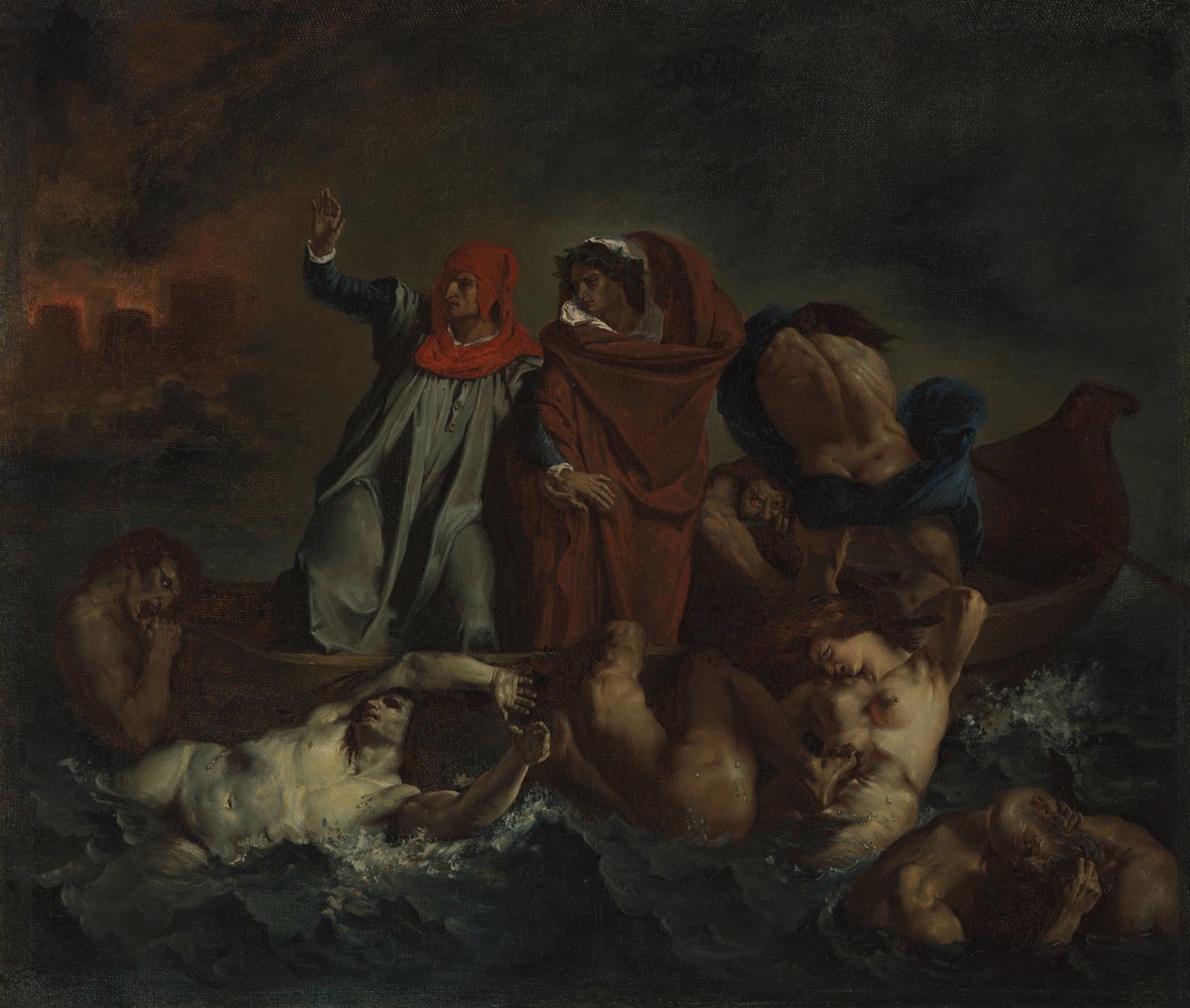 Kora Dantego autorstwa after Eugène Delacroix