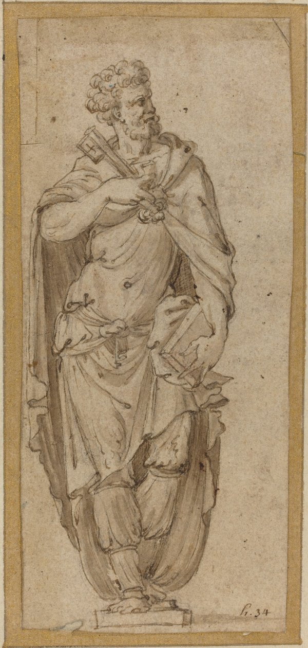 Święty Piotr autorstwa after Francesco Salviati