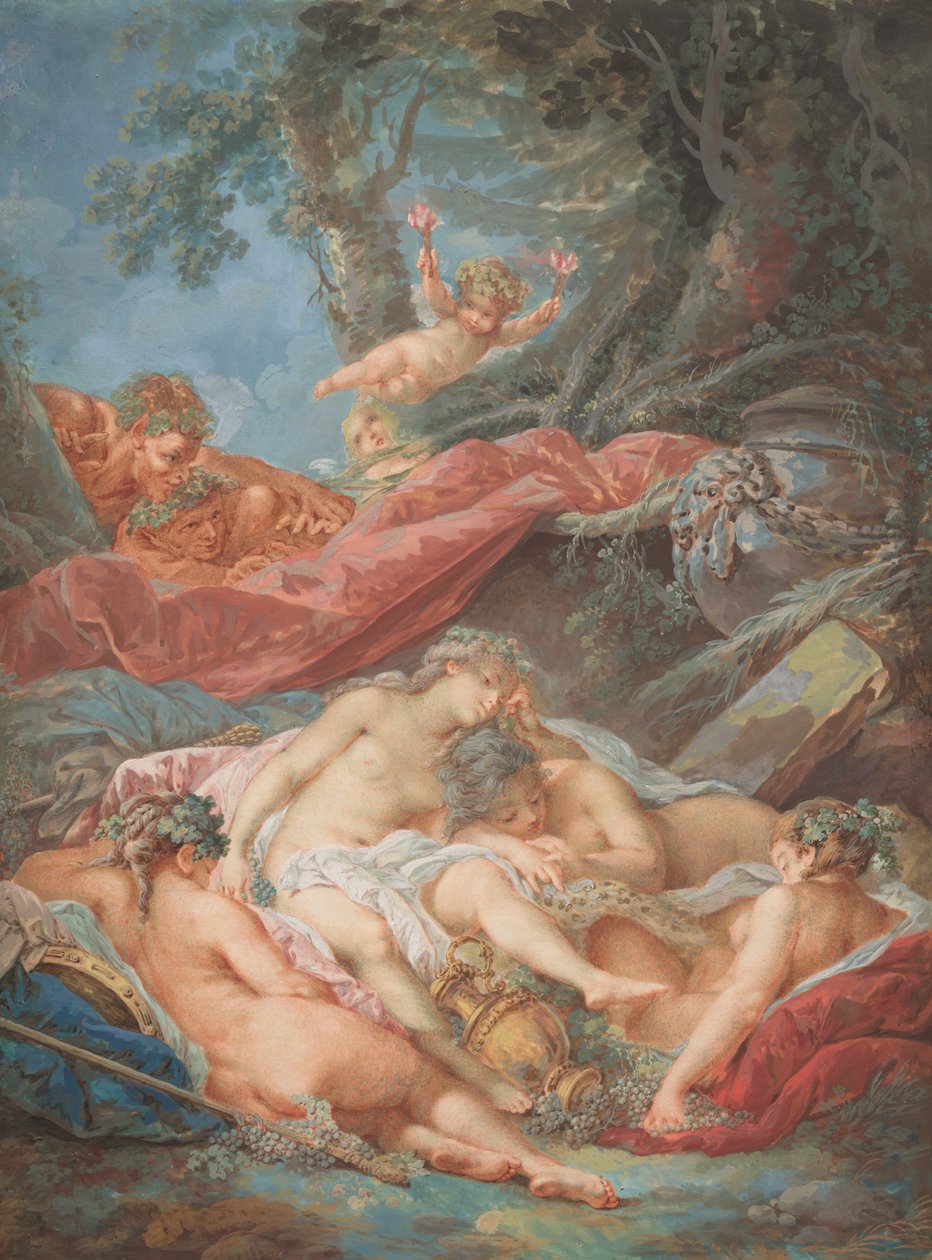 Śpiące bachantki autorstwa after François Boucher Jacques Charlier