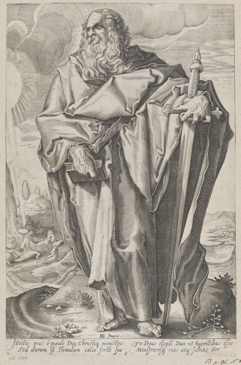 Święty Paweł autorstwa after Hendrick Goltzius