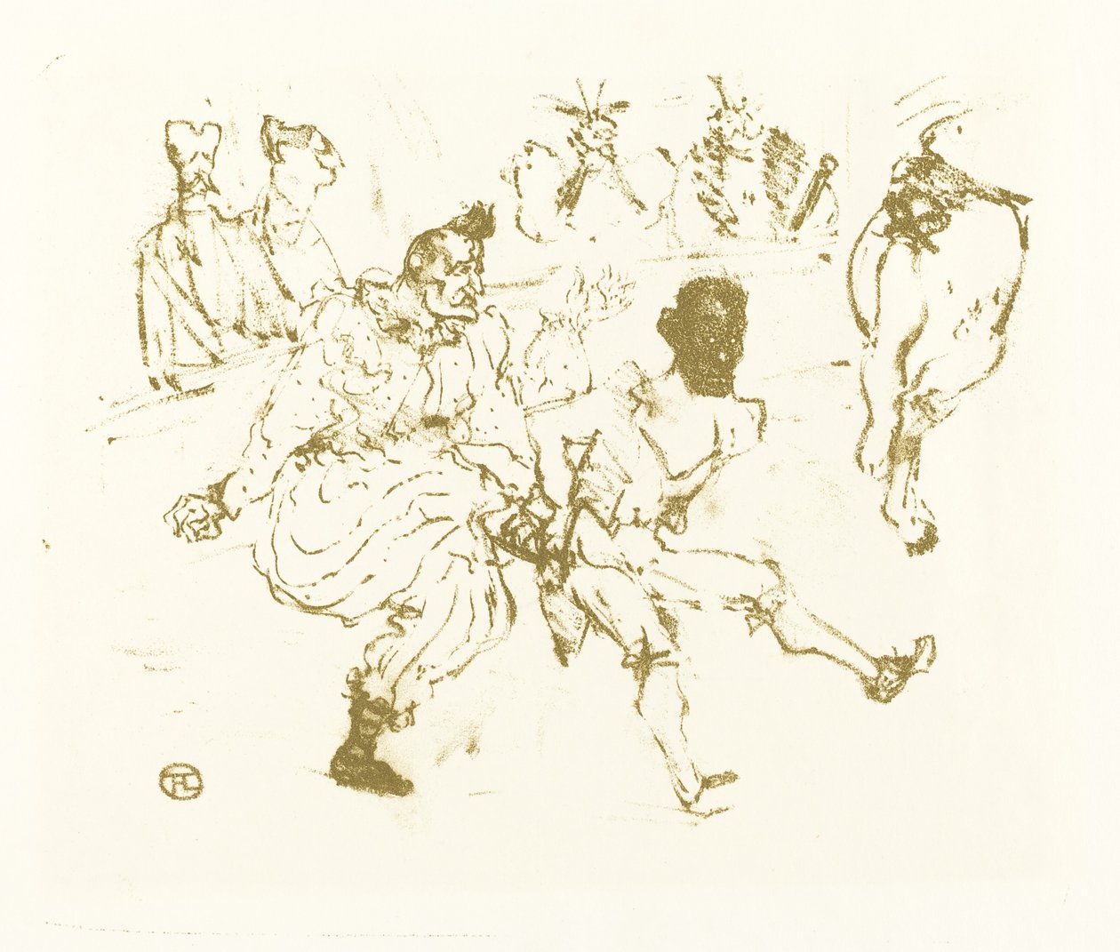 Footit i Chocolat (Footit et Chocolat) autorstwa after Henri de Toulouse Lautrec