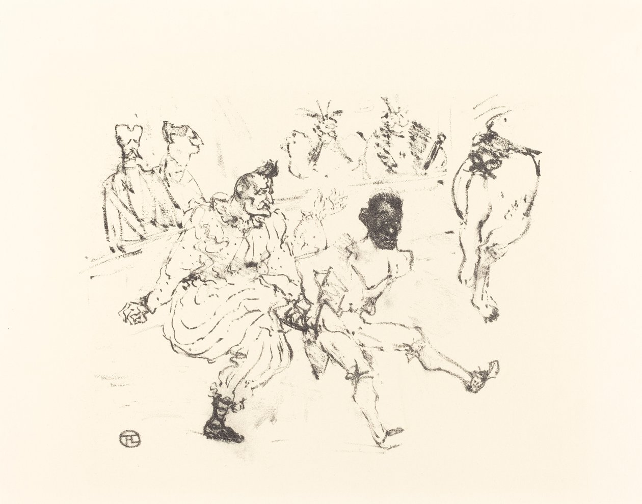 Footit i Chocolat (Footit et Chocolat) autorstwa after Henri de Toulouse Lautrec