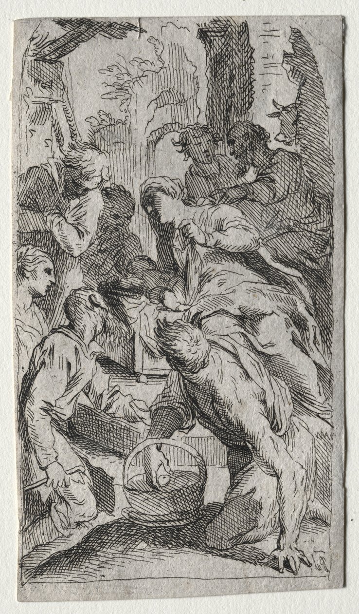 Narodzenie Chrystusa autorstwa after Jacopo Palma il Giovane