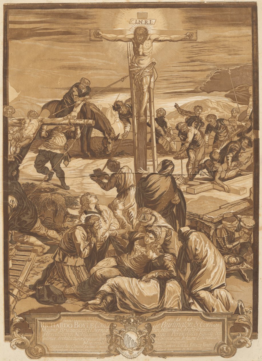 Ukrzyżowanie [Panel centralny] autorstwa after Jacopo Tintoretto John Baptist Jackson