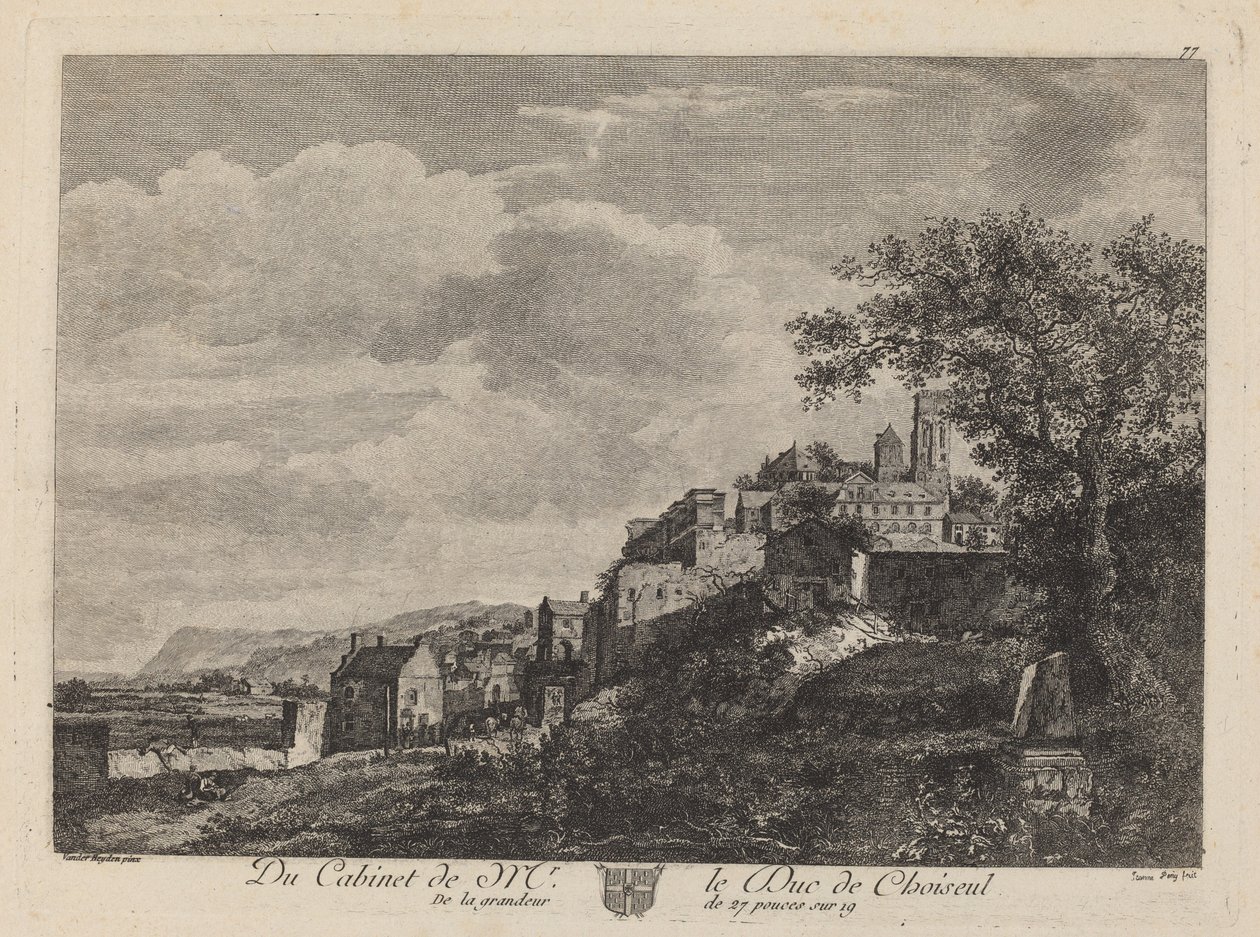 Widok na wzgórze? autorstwa after Jan van der Heyden Jeanne Deny