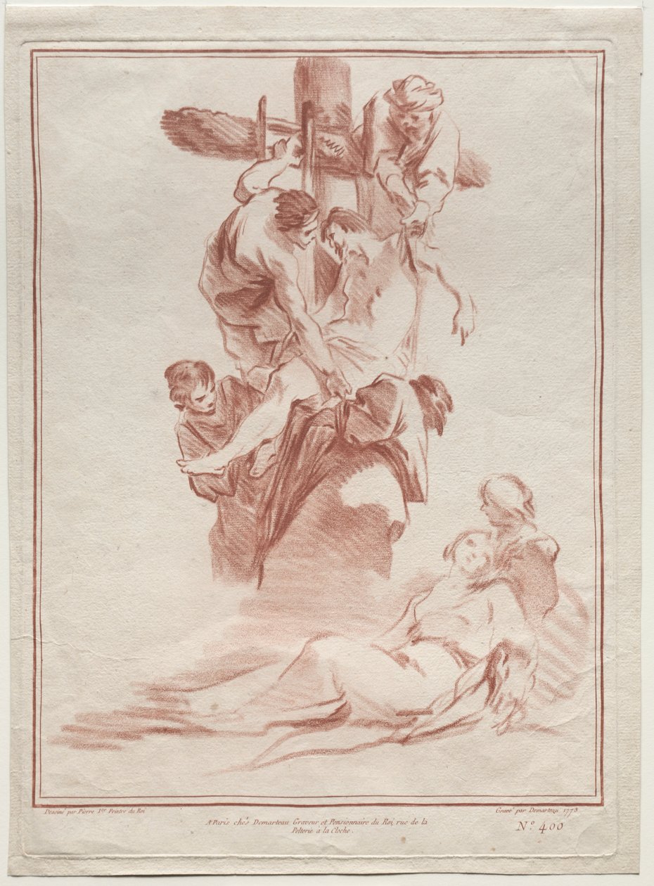 Zdjęcie z krzyża autorstwa after Jean Baptiste Marie Pierre