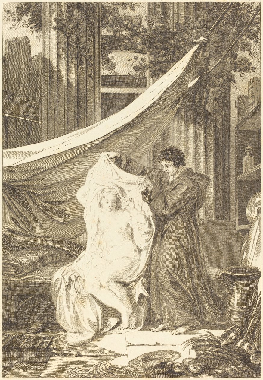 Pustelnik (Diabeł w piekle) autorstwa after Jean Honoré Fragonard