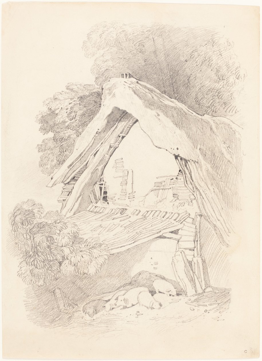 Domek u Diss autorstwa after John Sell Cotman British 19th Century