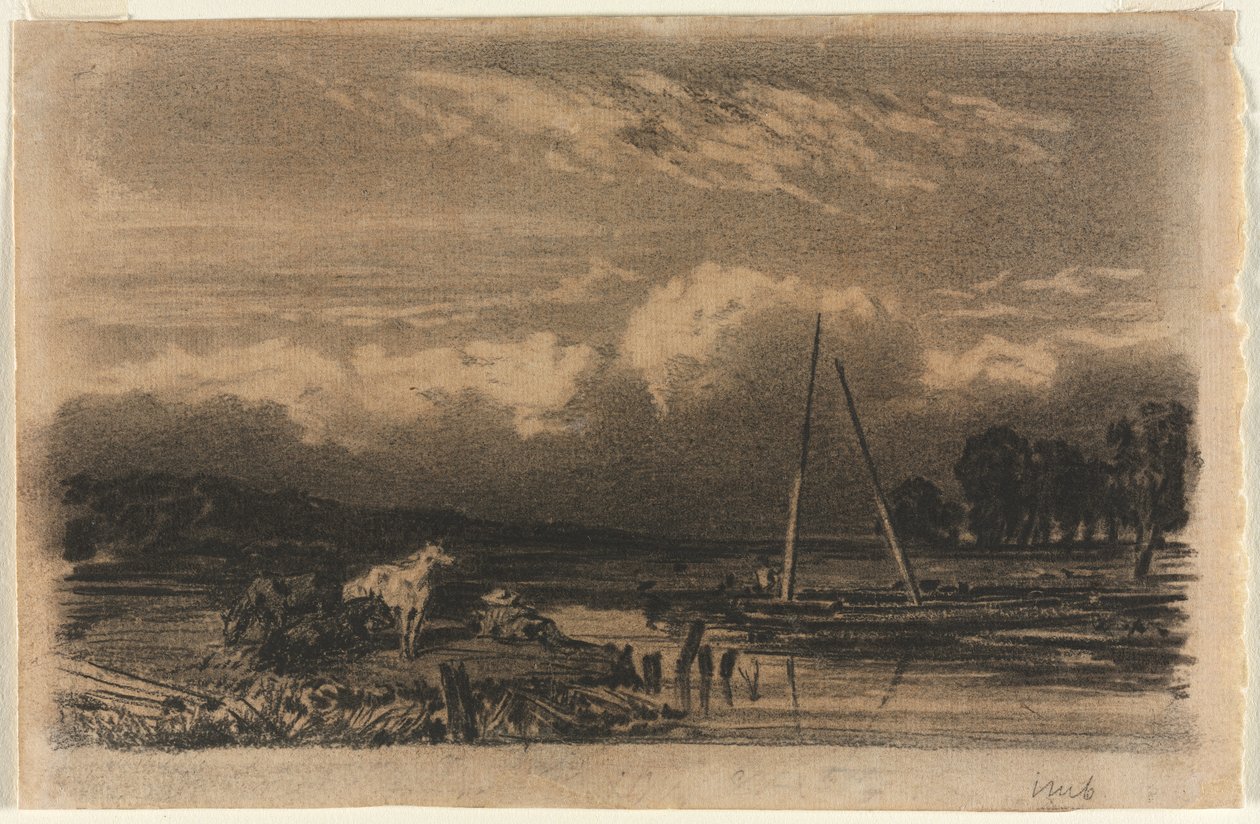 Angielski widok, według Julesa Dupré autorstwa after Jules Dupré