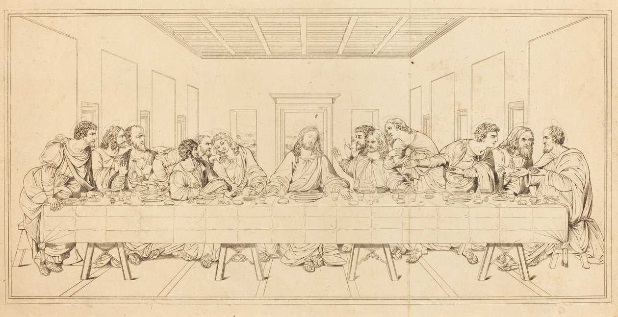 Ostatnia Wieczerza autorstwa after Leonardo da Vinci