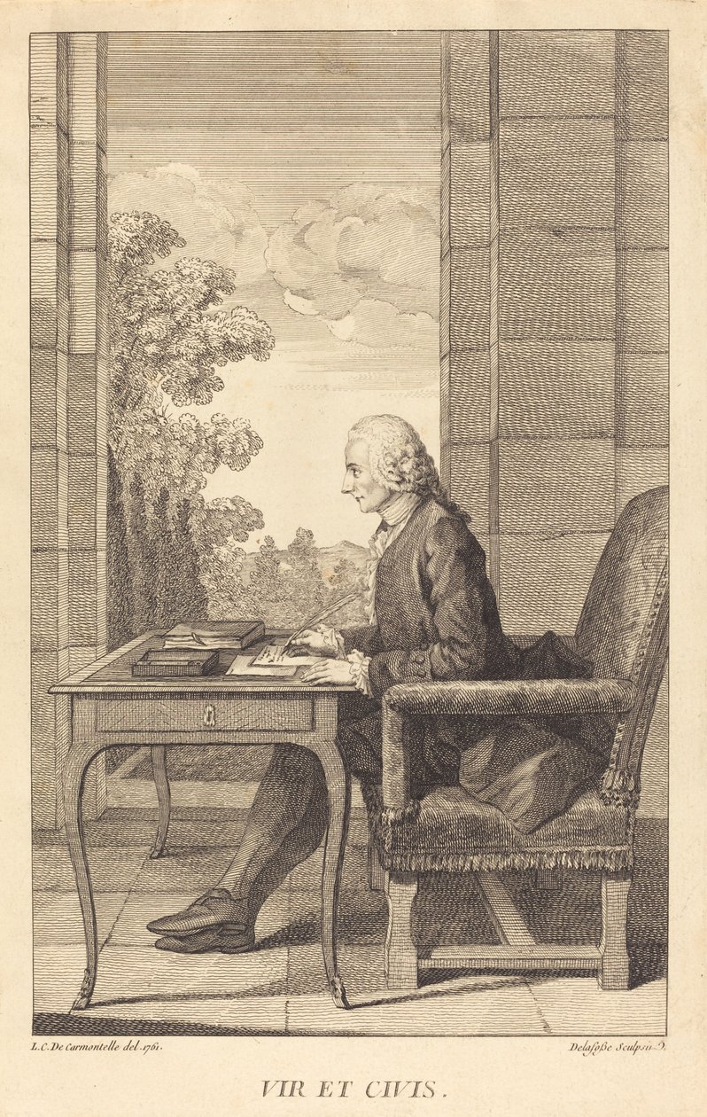 M. Lambert autorstwa after Louis de Carrogis Jean Baptiste Delafosse called Carmontelle