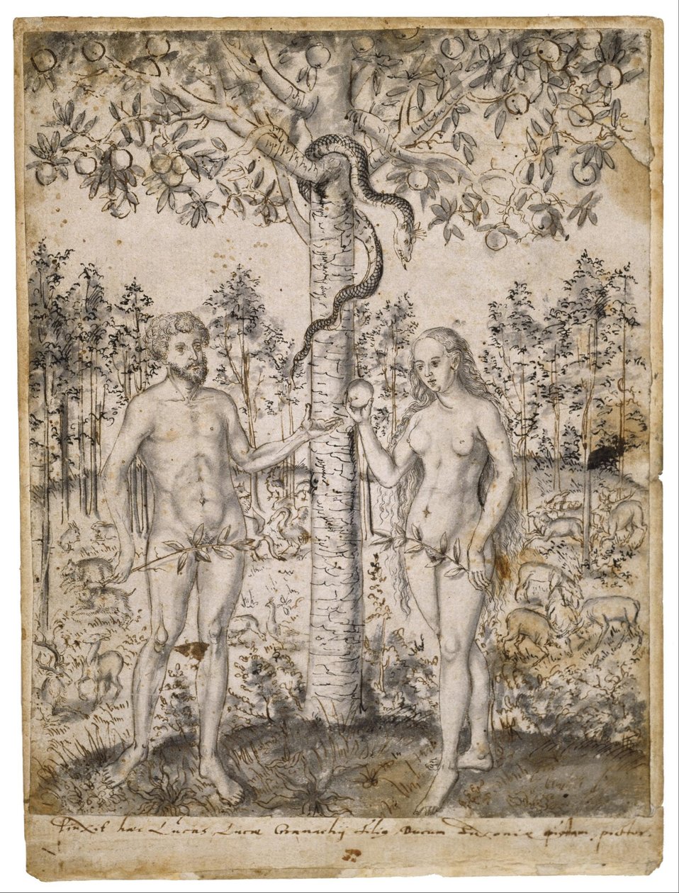 Upadek człowieka autorstwa after Lucas Cranach the Younger