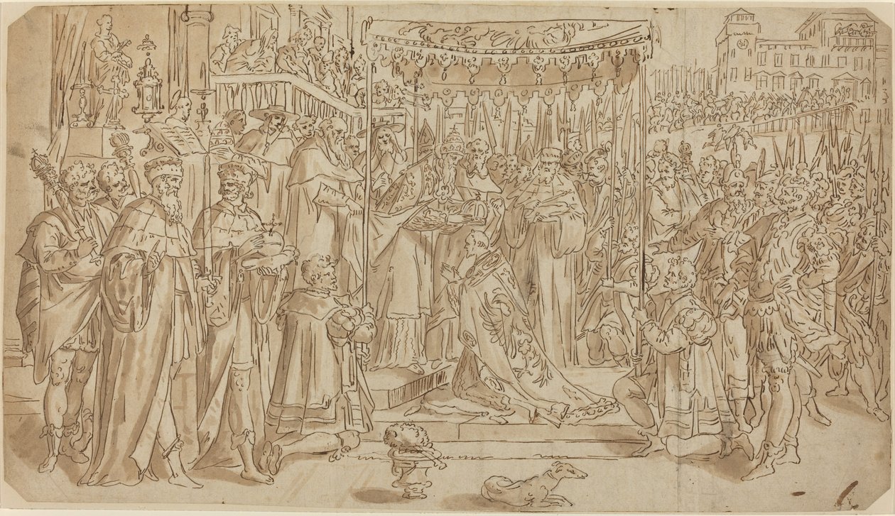 Koronacja Cesarza autorstwa after Maarten de Vos
