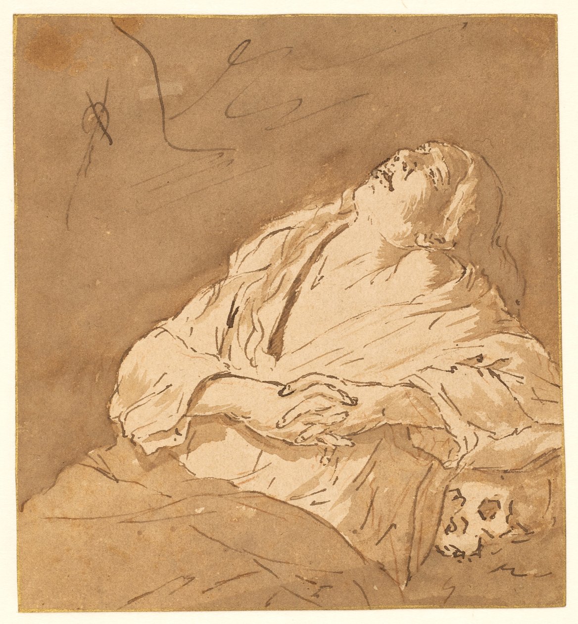 Św. Maria Magdalena w ekstazie autorstwa after Michelangelo Merisi da Caravaggio