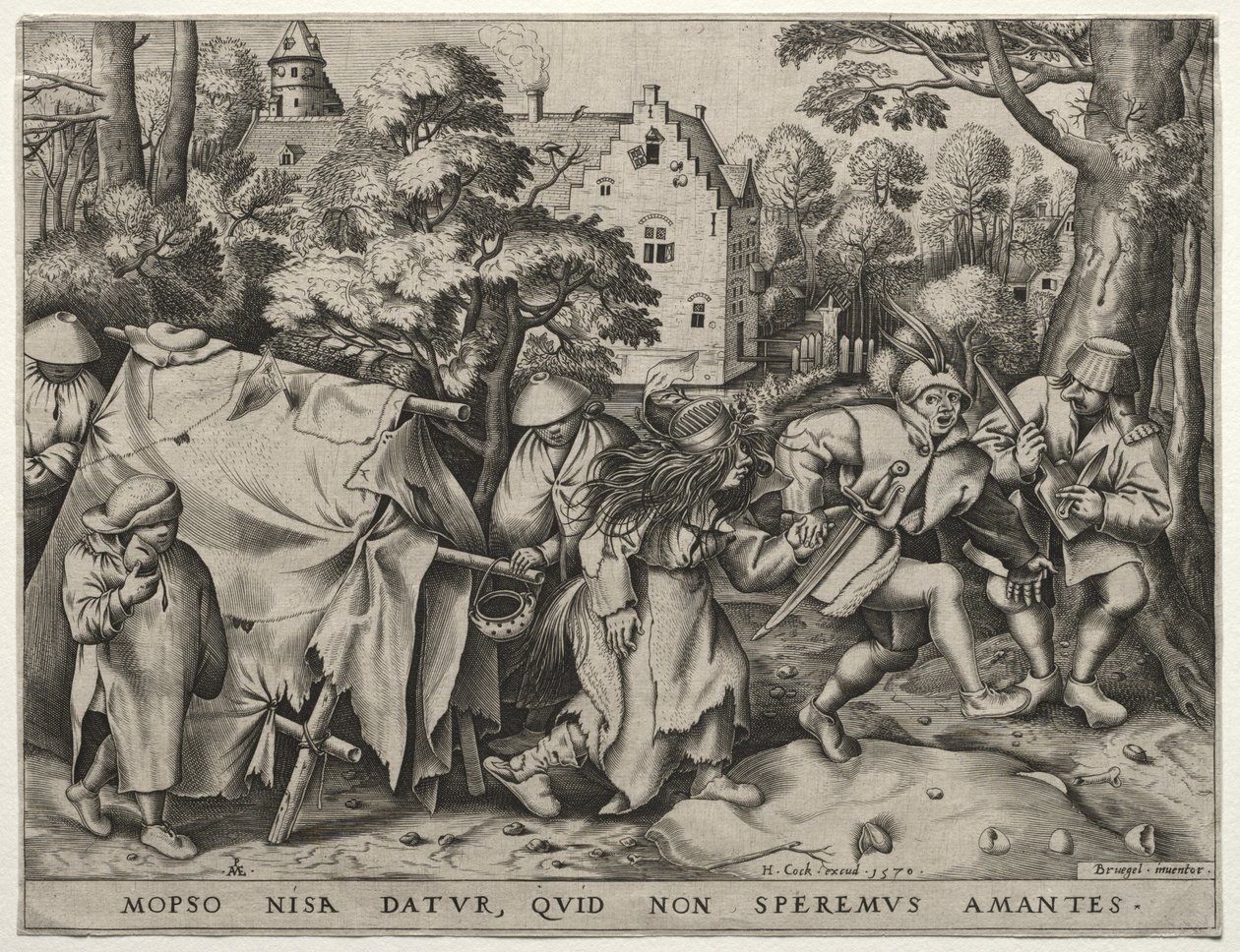 Ślub Mopsusa i Nysy autorstwa after Pieter Bruegel