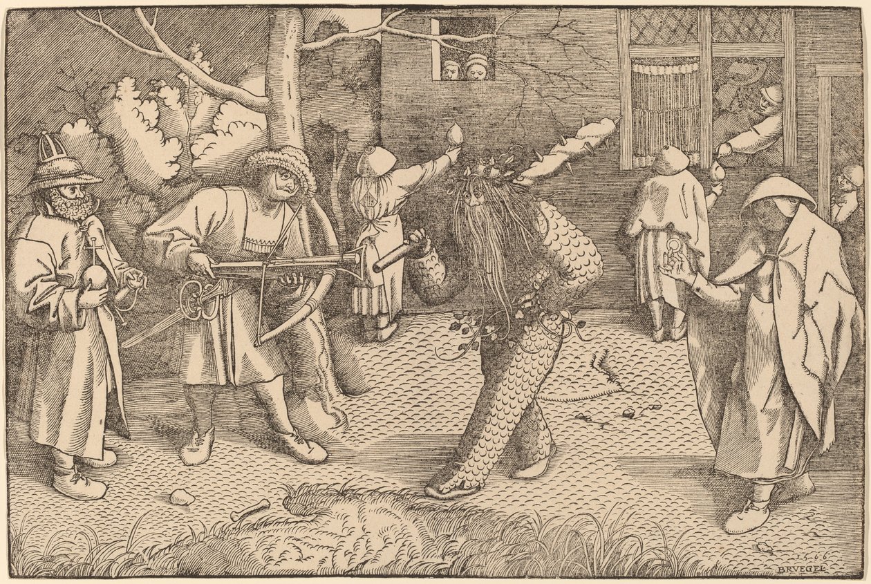 Maskarada Oursona i Valentina autorstwa after Pieter Bruegel the Elder