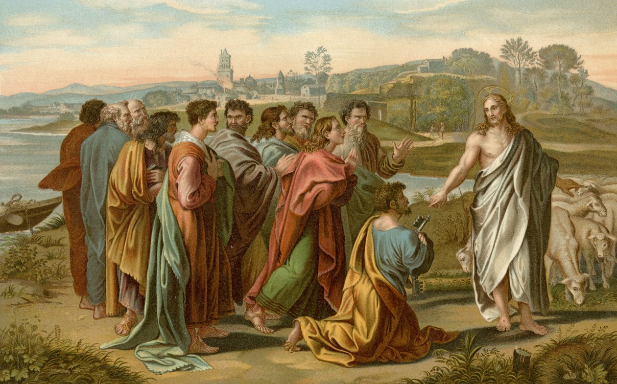 Nakarm moje owieczki autorstwa after Raphael