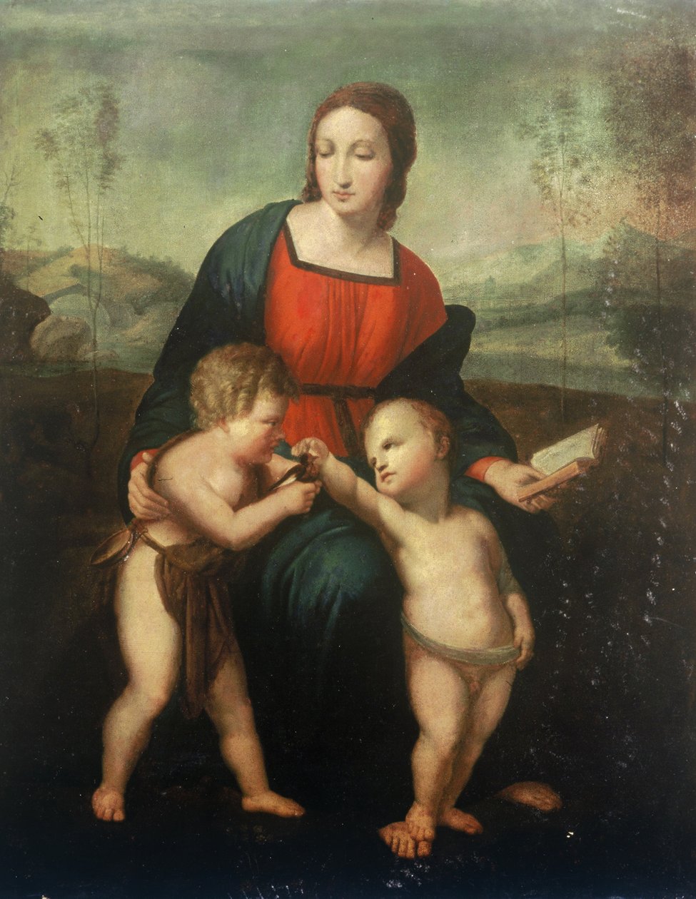 Madonna Szczygieł autorstwa after Raphael