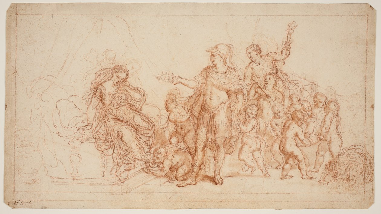 Małżeństwo Aleksandra i Roksany autorstwa after Raphael