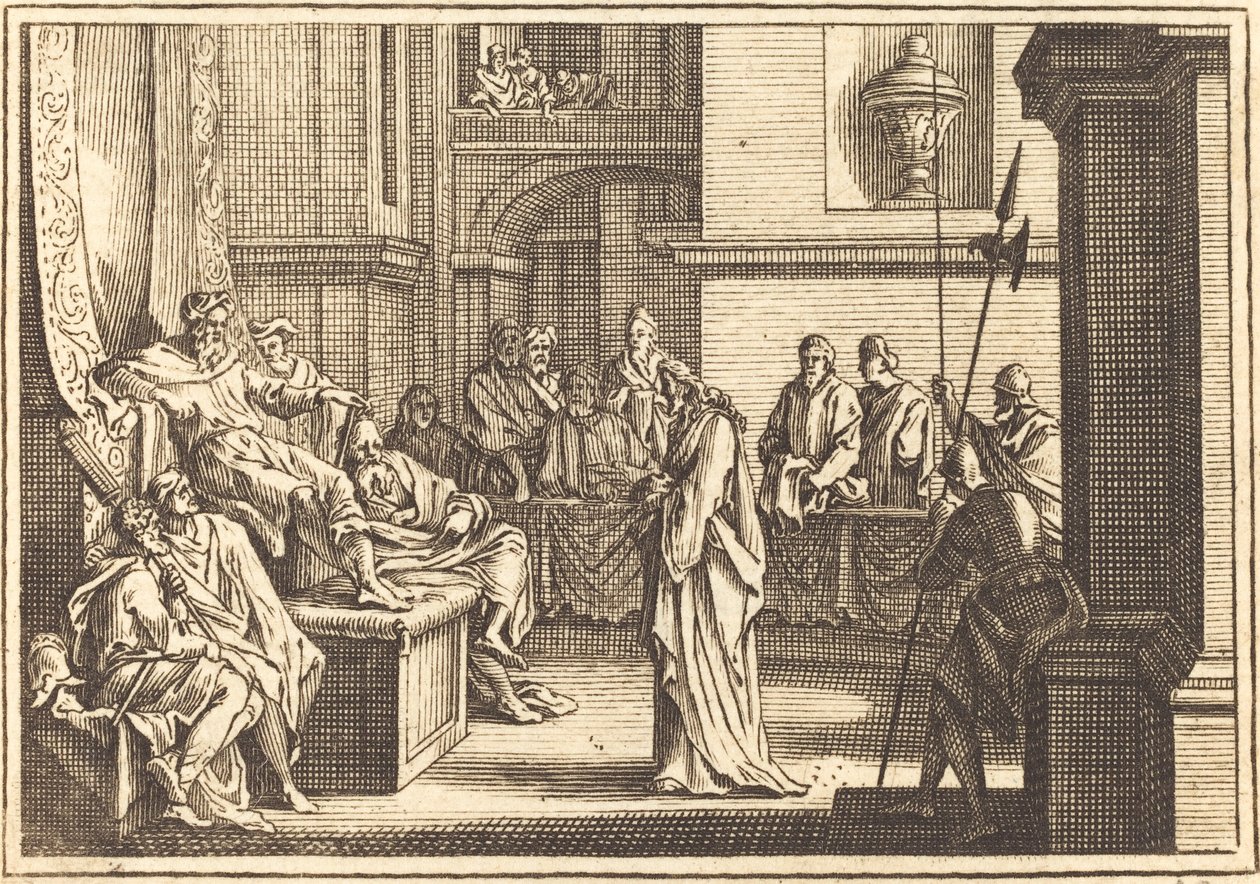 Chrystus przed Herodem autorstwa after Sébastien Le Clerc I