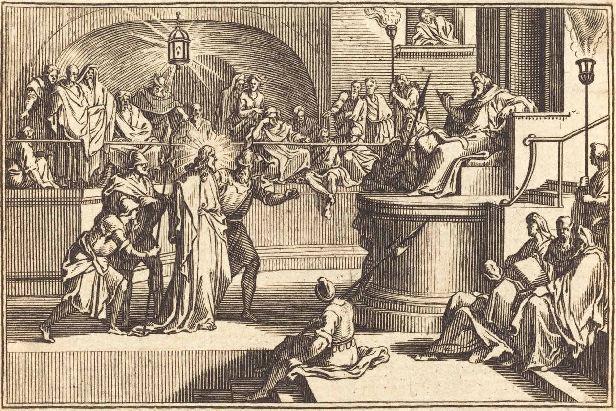 Chrystus przed Piłatem autorstwa after Sébastien Le Clerc I