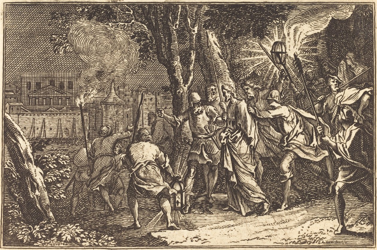 Aresztowanie Chrystusa autorstwa after Sébastien Le Clerc I