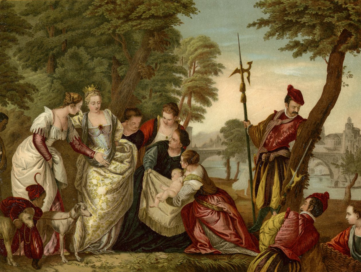 Znalezienie Mojżesza autorstwa after Veronese