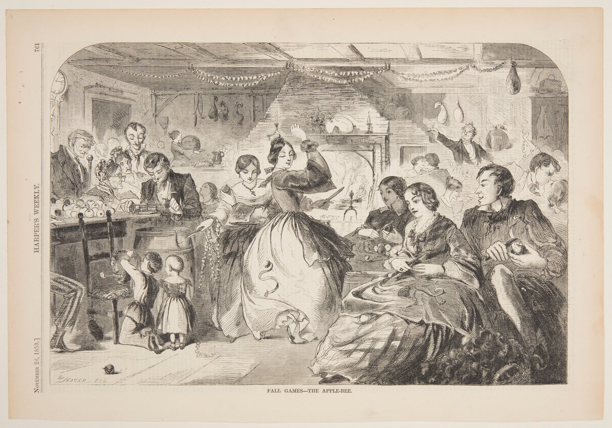 Jesienne Gry – Jabłko-Bee autorstwa Winslow Homer