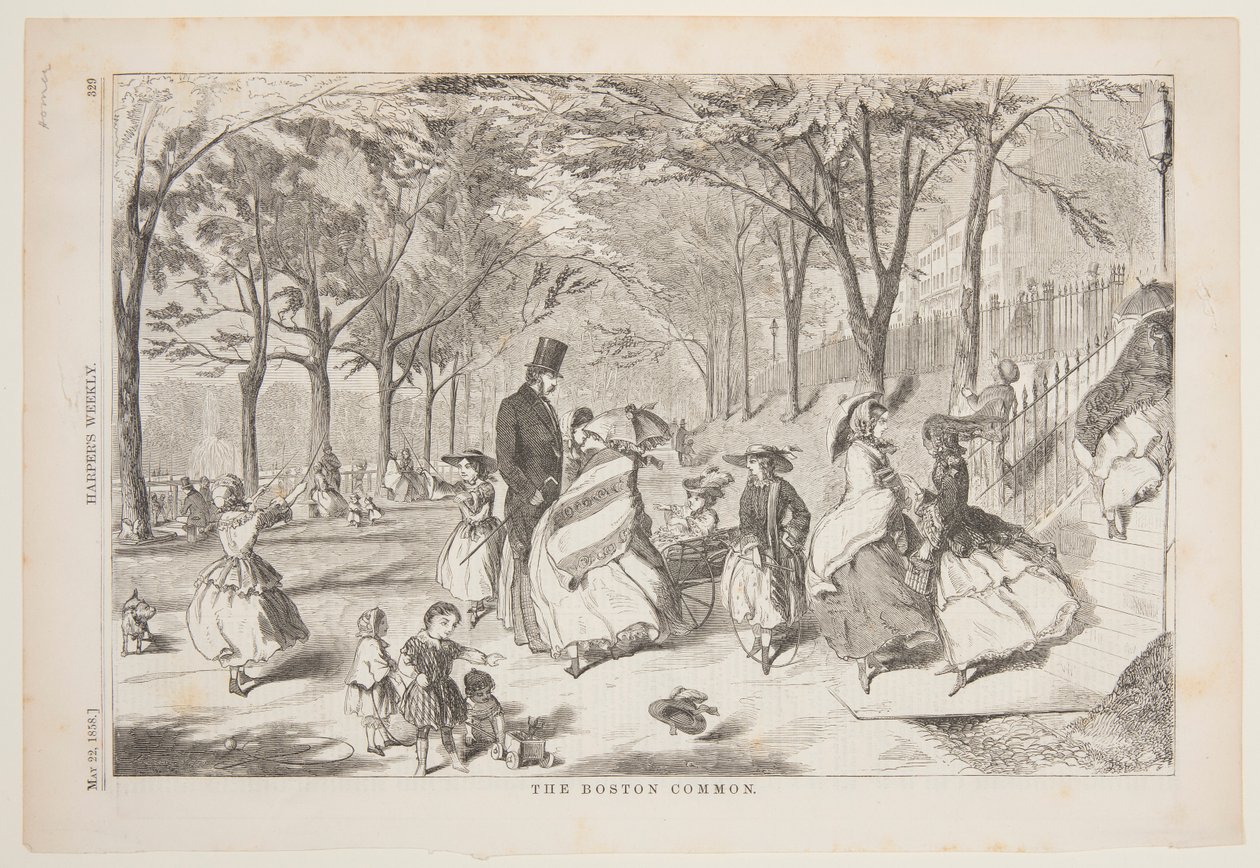 Boston Common autorstwa after Winslow Homer