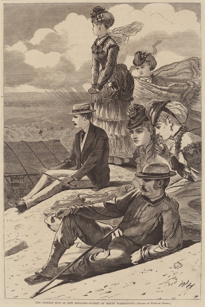Najfajniejsze miejsce w Nowej Anglii - Szczyt Mount Washington autorstwa Winslow Homer