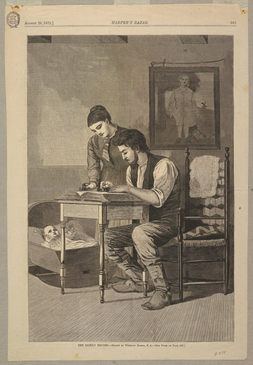 Księga rodzinna autorstwa after Winslow Homer