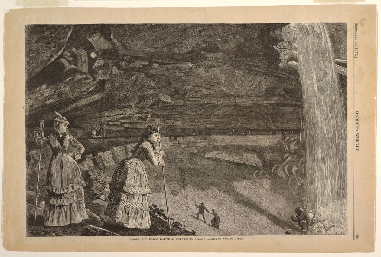 Pod Wodospadami, Góry Catskill autorstwa after Winslow Homer