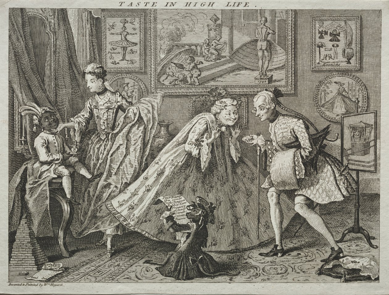 Smak w High Life autorstwa after a design by William Hogarth