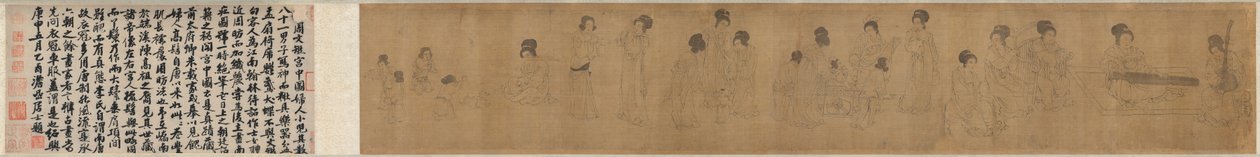 W Pałacu autorstwa after a work attributed to Zhou Wenju