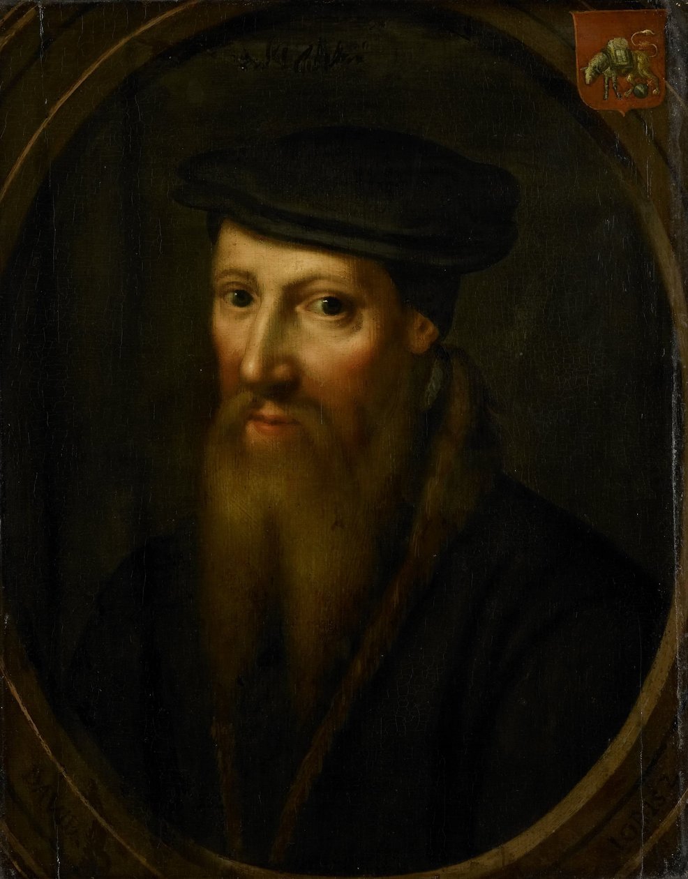 Portret Davida Jorisza, malarza na szkle w Delft, fanatycznego anabaptysty, po 1544 w Bazylei autorstwa anonymous (copy after)