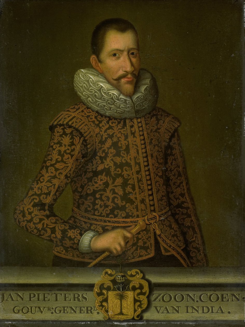Portret Jana Pietersza Coena, Generalnego Gubernatora Holenderskich Indii Wschodnich autorstwa anonymous (copy after)