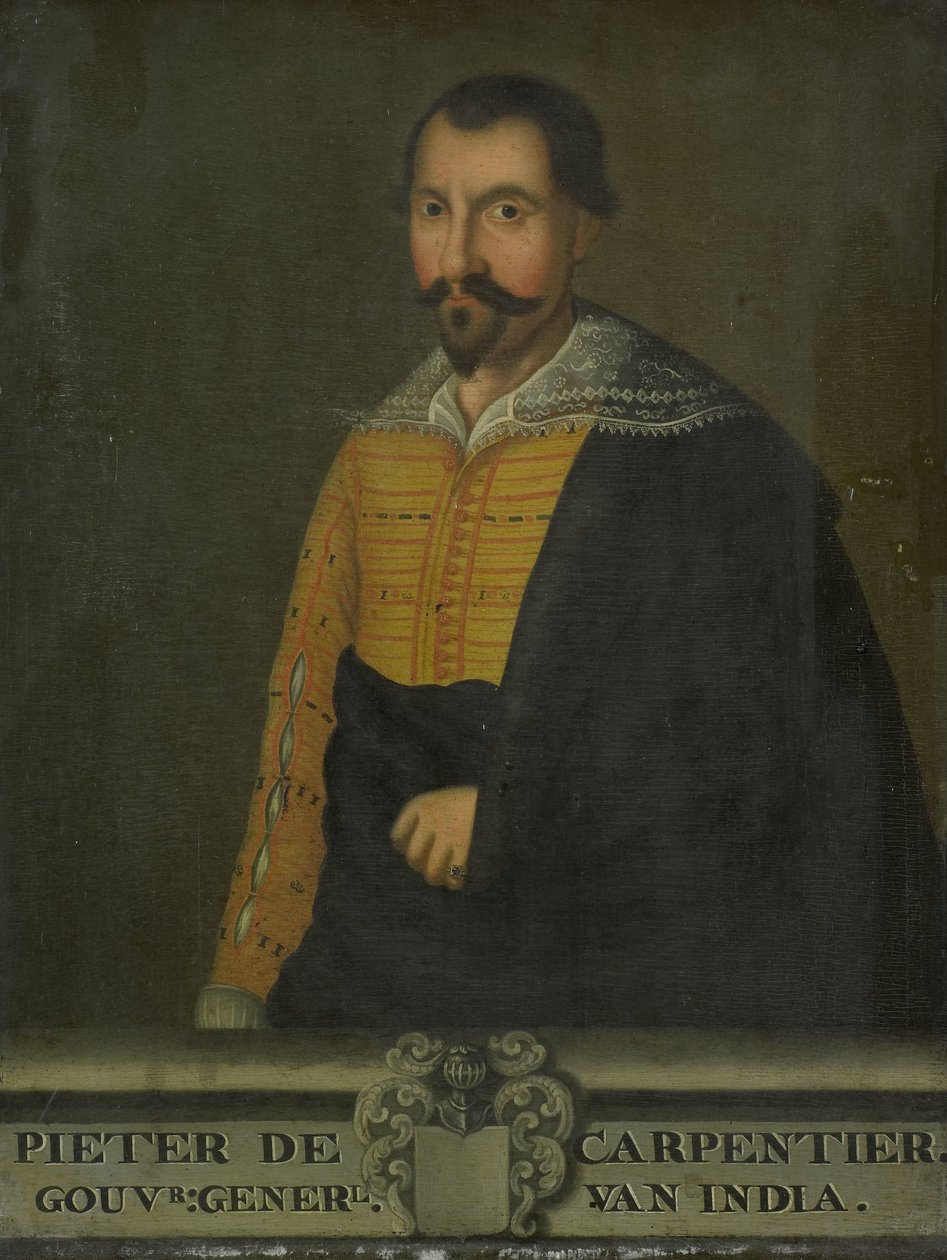 Portret Pietera de Carpentiera, Generalnego Gubernatora Holenderskich Indii Wschodnich autorstwa anonymous (copy after)