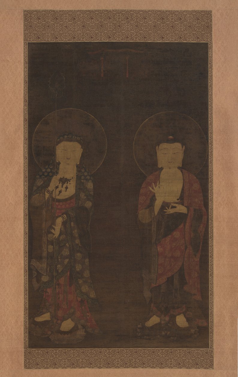 Amitabha i Kshitigarba autorstwa anonymous 