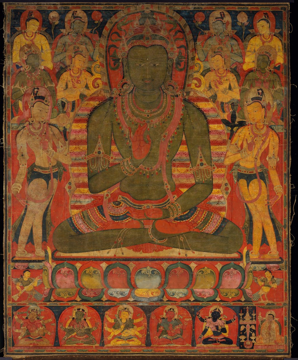 Budda Amoghasiddhi z ośmioma bodhisattwami autorstwa anonymous 