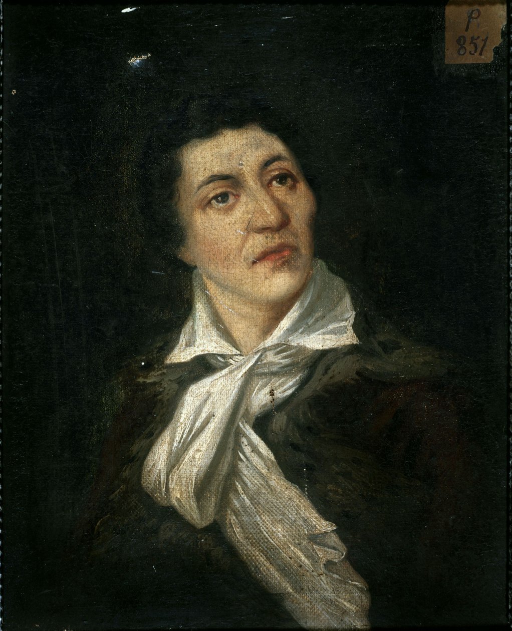 Francuski: Portrait de Jean-Paul Marat (1743-1793), publiciste et homme politique (P851) autorstwa anonymous 