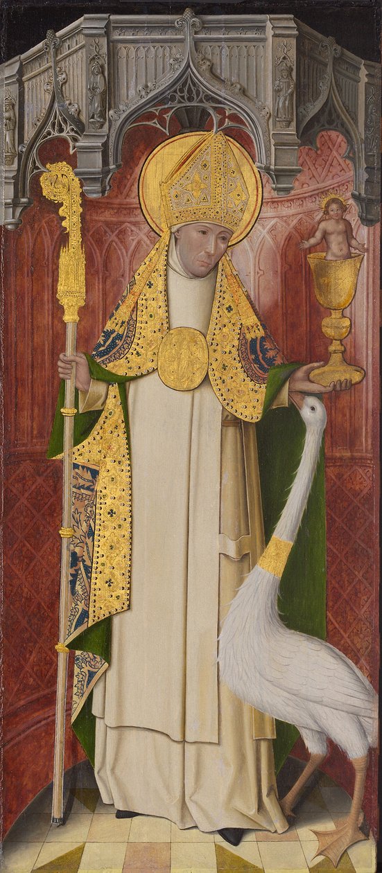 French: Retable de la Chartreuse Saint-Honoré de Thuison-lès-Abbeville: Saint Hugues Altarpiece from Thuison-les-Abbeville: Saint Hugh of Lincoln autorstwa anonymous 