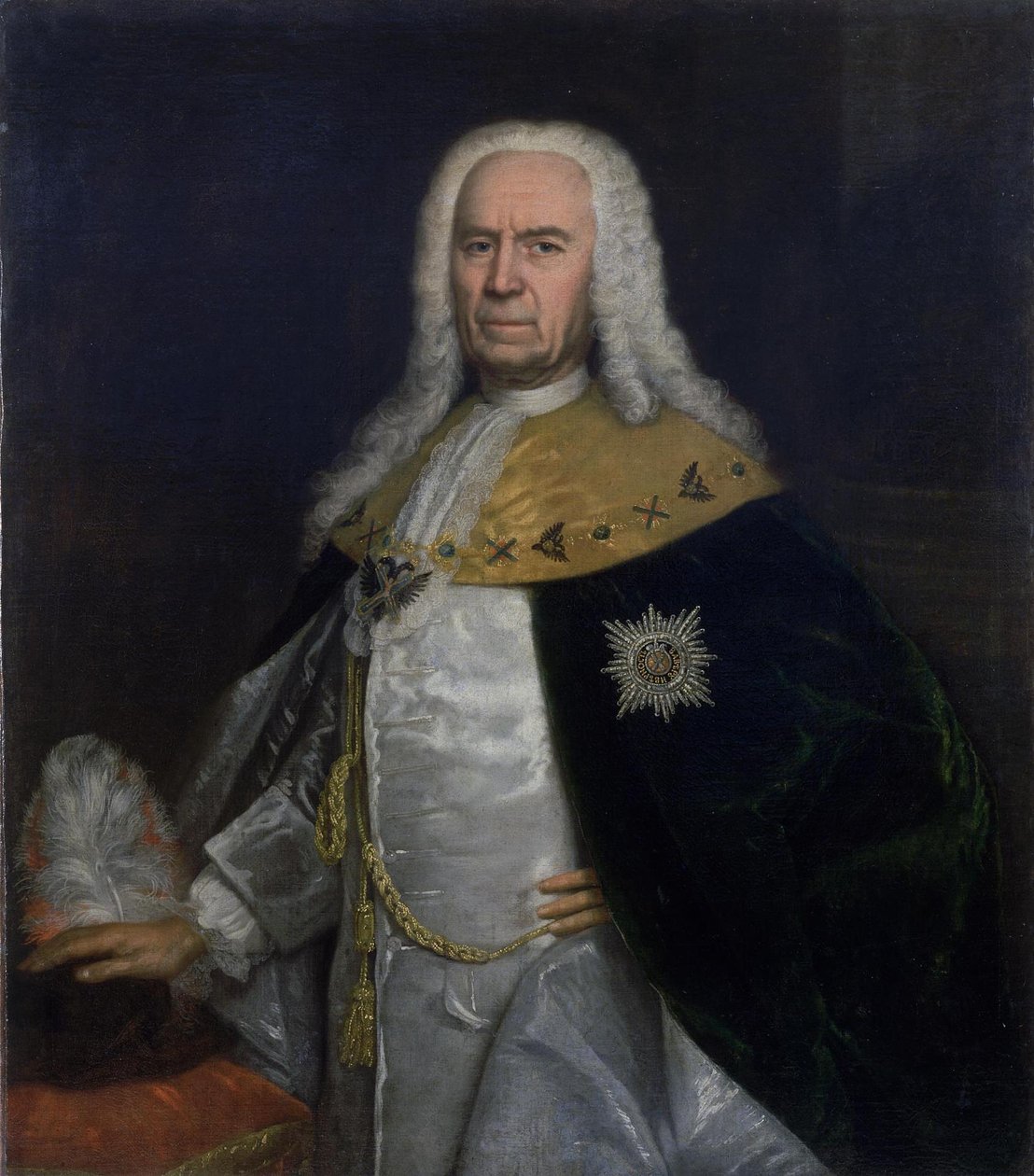 Portret A. Uszakowa, szefa tajnej kancelarii autorstwa anonymous 