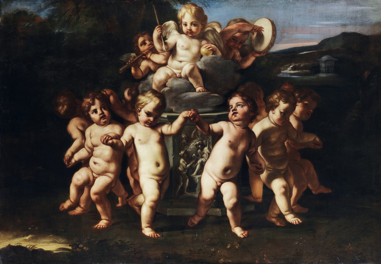 Der Triumph Amors autorstwa attributed to Carlo Cignani
