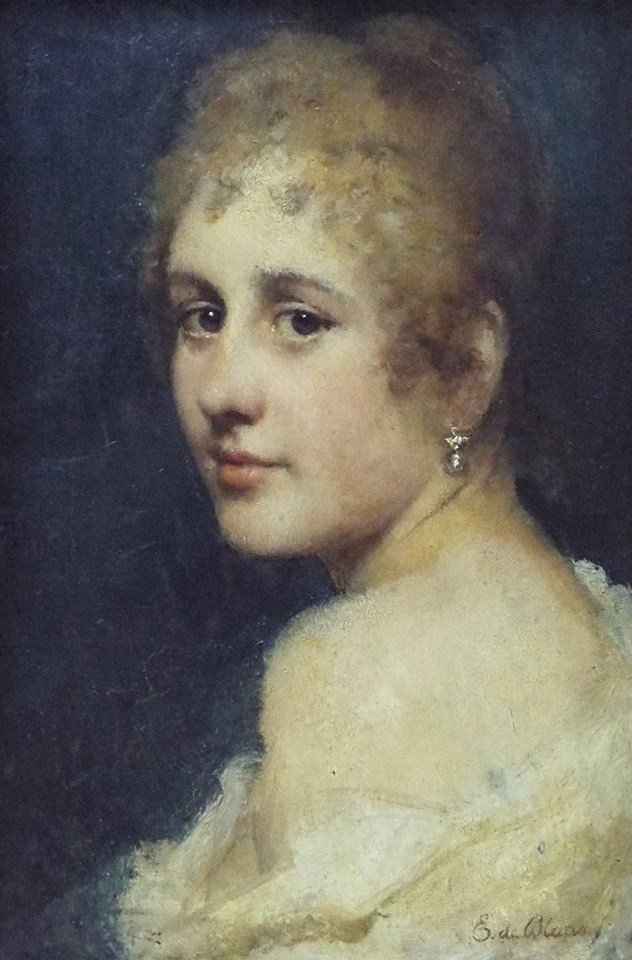 Portret kobiety autorstwa Eugene de Blaas