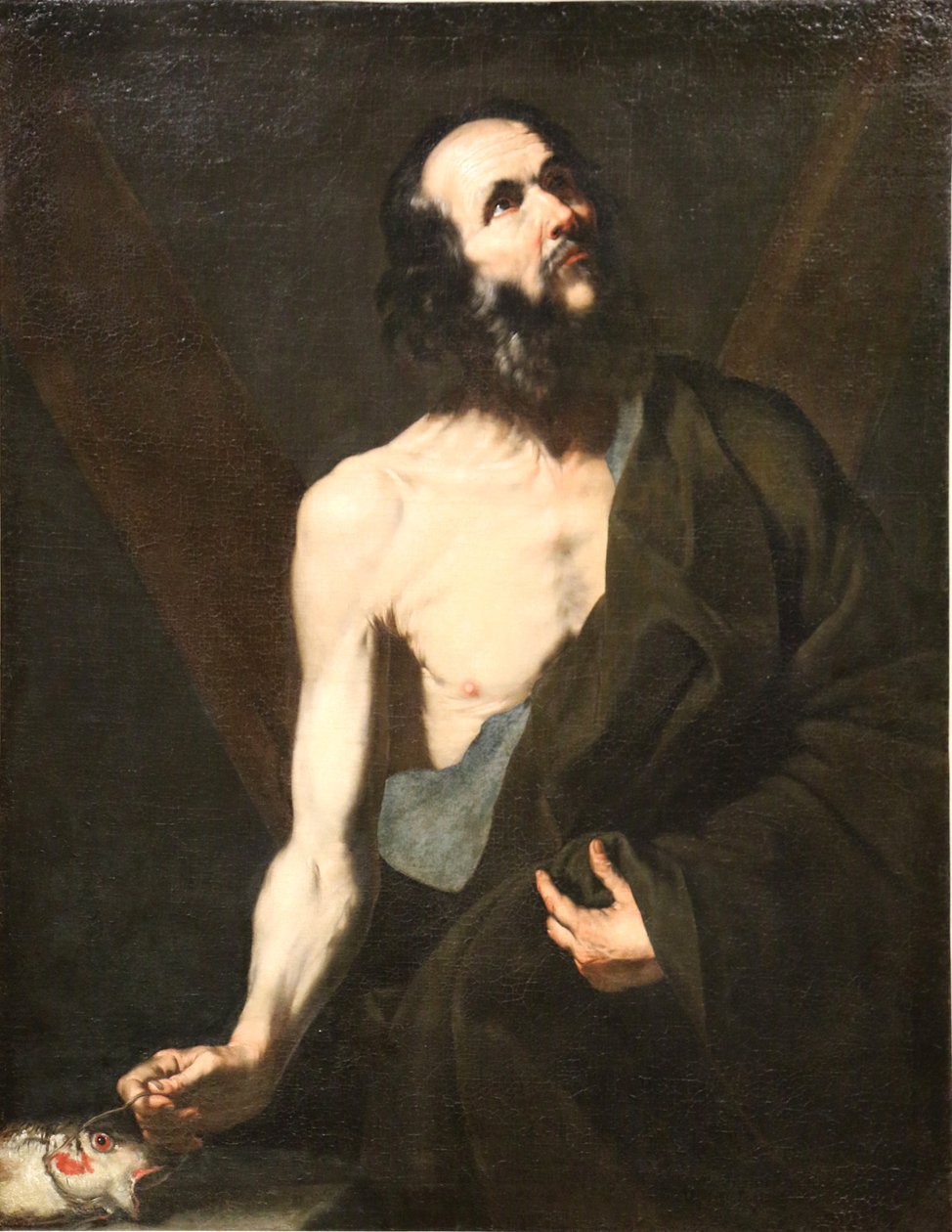 Święty Andrzej autorstwa Jusepe de Ribera