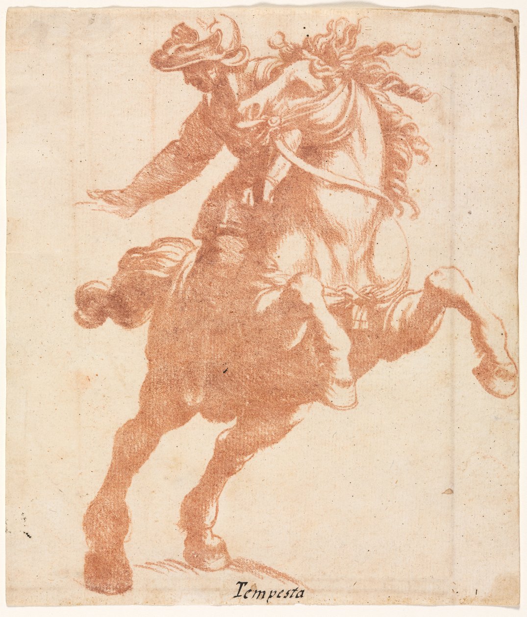 Hodowla konia i jeźdźca autorstwa attributed to Antonio Tempesta