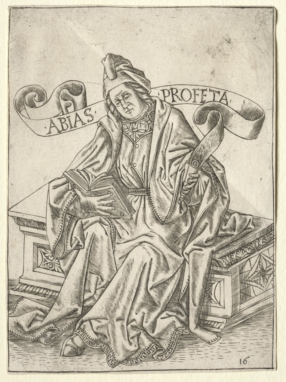 Prorocy: Abdiasz autorstwa attributed to Baccio Baldini
